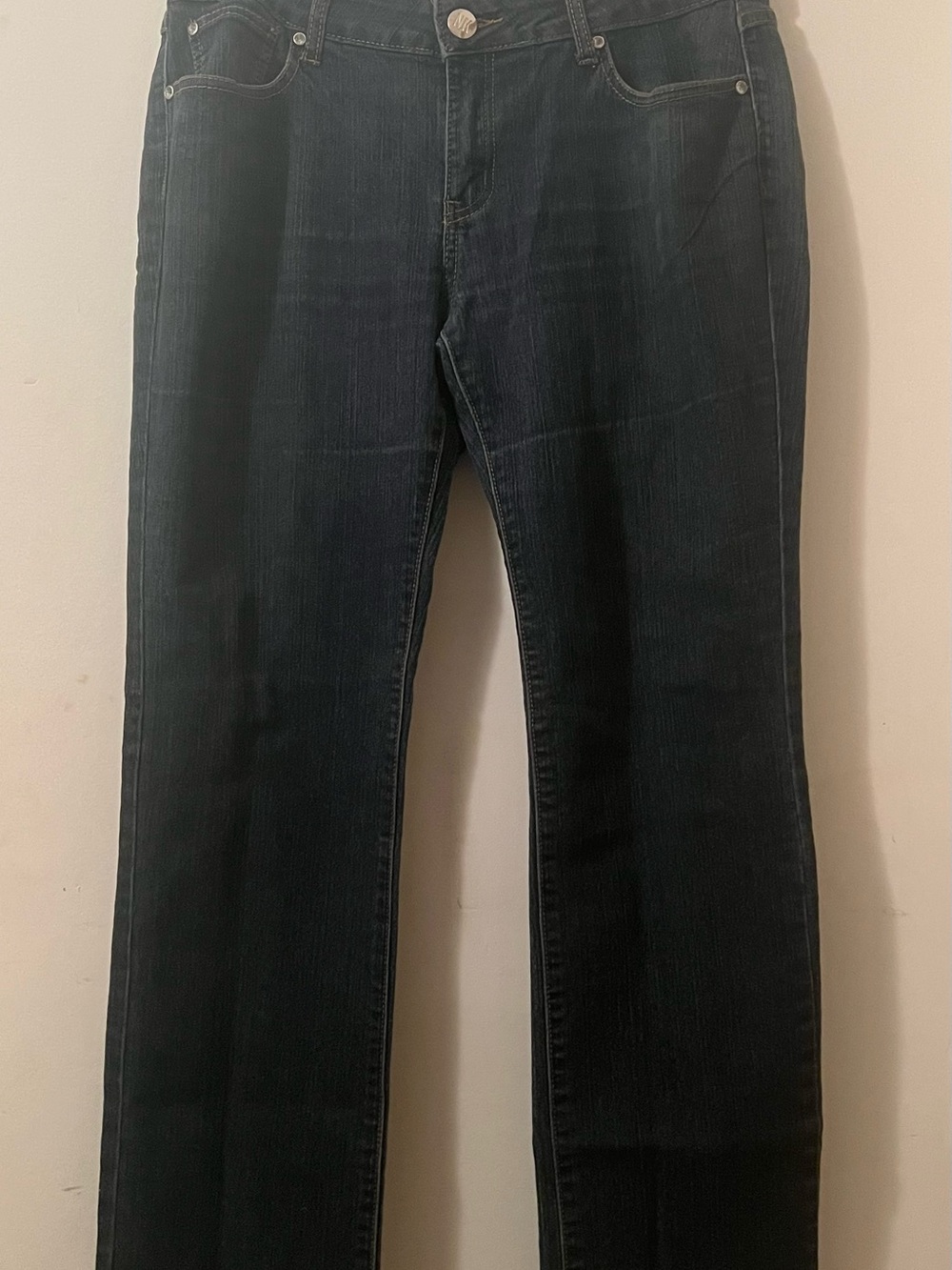 Nikole Krystal Women's Dark Blue Straight Jeans